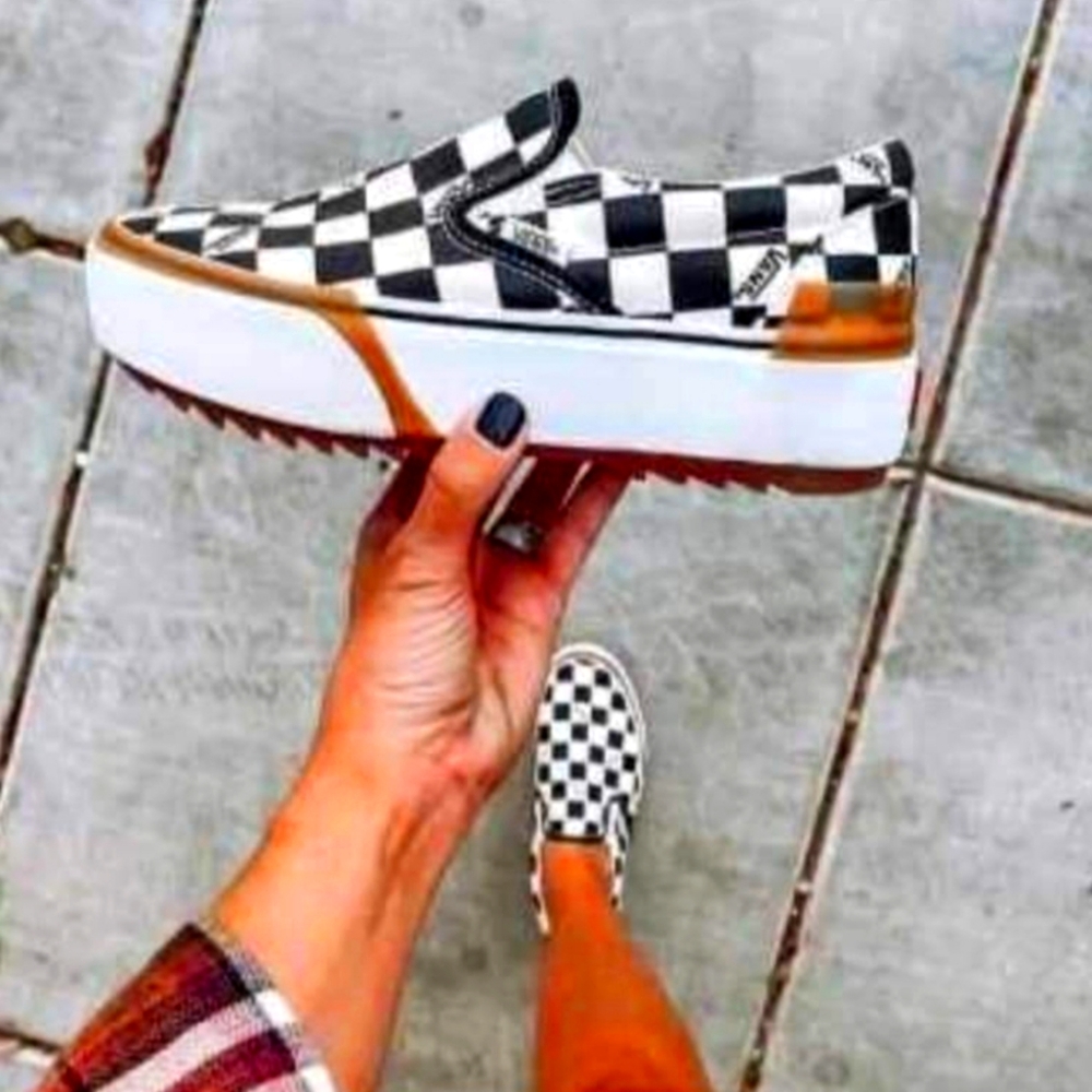 VANS Stacked Checkered Slip